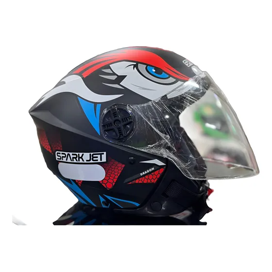 Casco Moto Spark Abierto