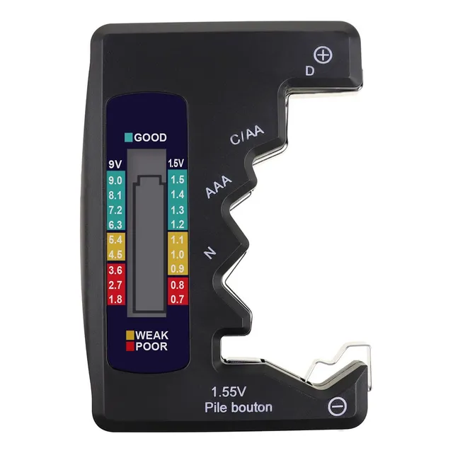 Testador De Bateria Portátil Battery Checker Lcd (preto)