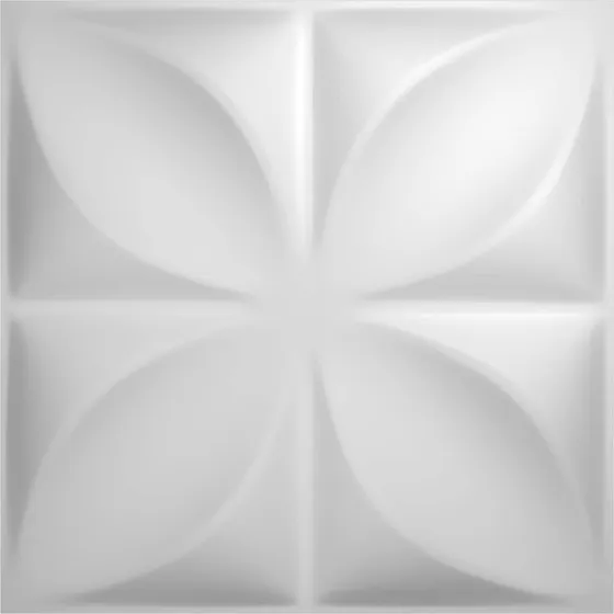 Revestimiento De Pared 3d Modelo Cuadrado Placas 50x50cm  