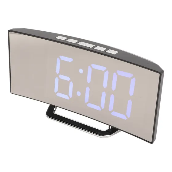 Wj Despertador Digital, Espelho, Visor De Temperatura,