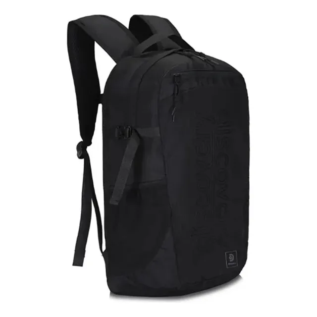 Mochila Discovery Porta Notebook Urbana Acolchada Reforzada Color Negro 16943 Diseño de la tela Lisa