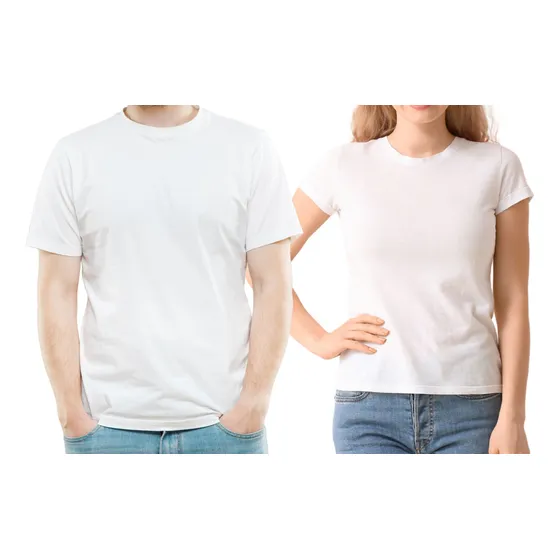 Franelas Microdurazno Blancas Para Sublimar Bordar Estampar