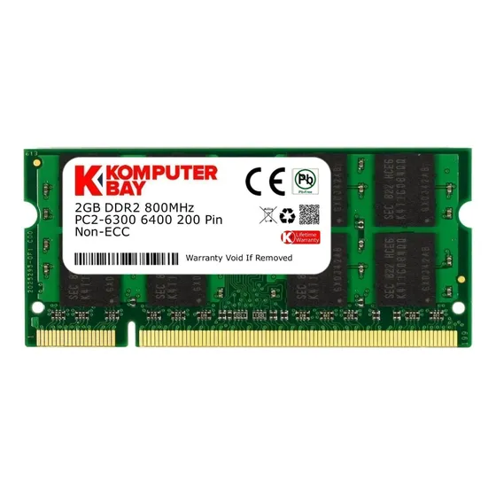 Memoria Ram Ddr2 Pc2-6400 800mhz 2gb Laptop Komputerbay 
