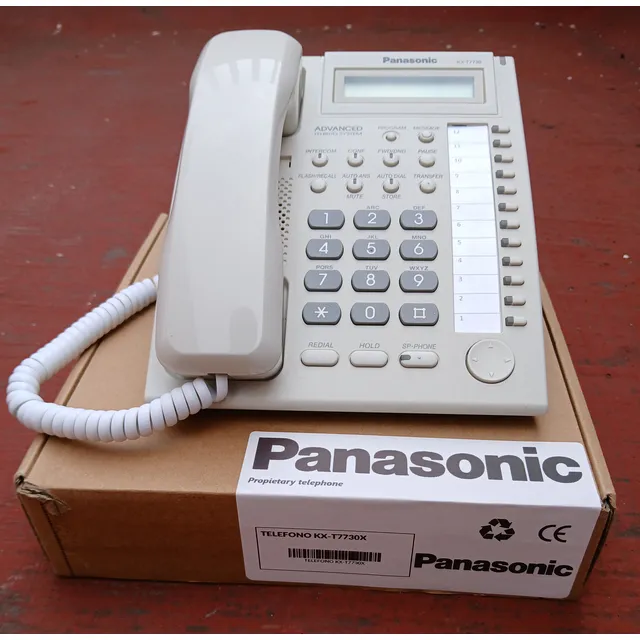 Teléfono Multilinea Panasonic Kx-t7730 Blanco Para Kx-tes824