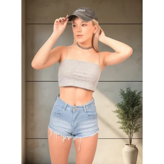 Short Elastizado De Mujer Brish Jeans