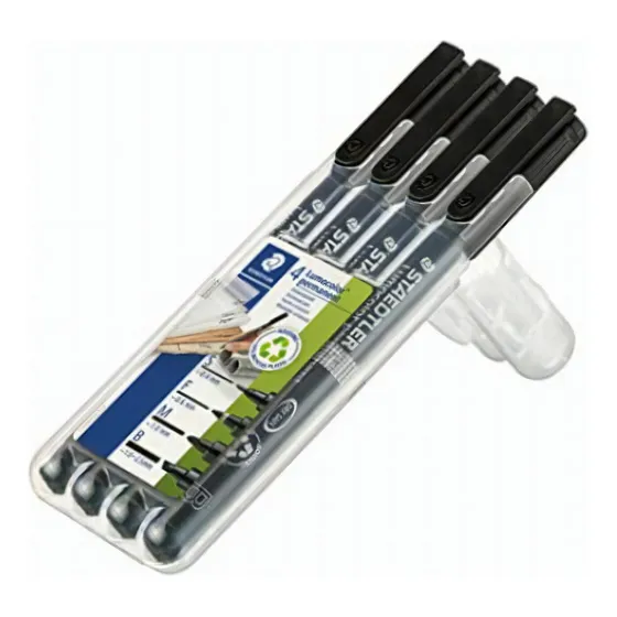 Staedtler 31-9wp4gs Lumocolor Paquete De 4 Rotuladores