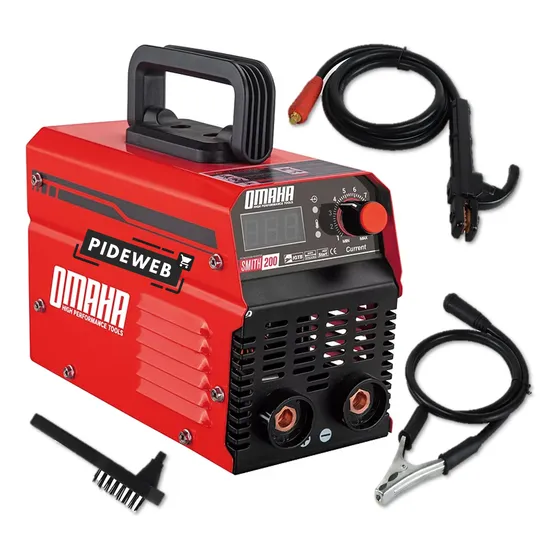 Maquina De Soldar Inverter 200 Amp Portatil 220v + Pinzas