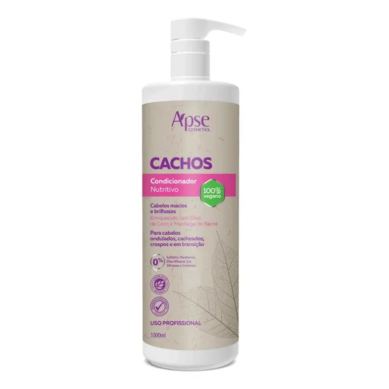 Condicionador Cachos Nutritivo Apse 1000ml