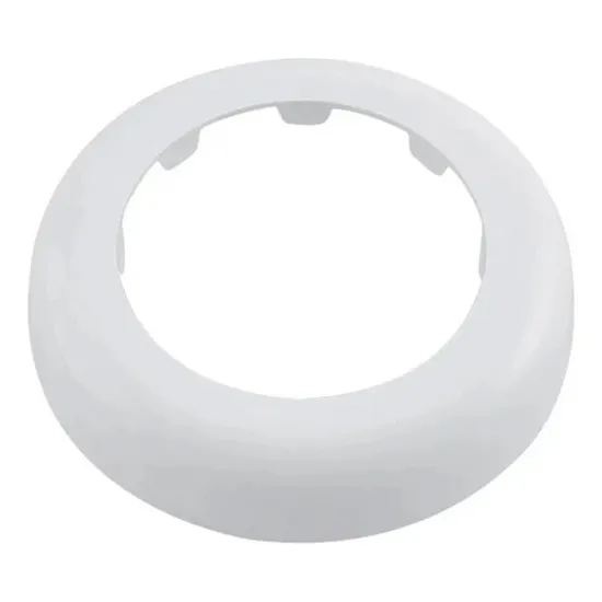 Canopla Para Bacia Com Saída Horizontal Branco Gelo - Ch011