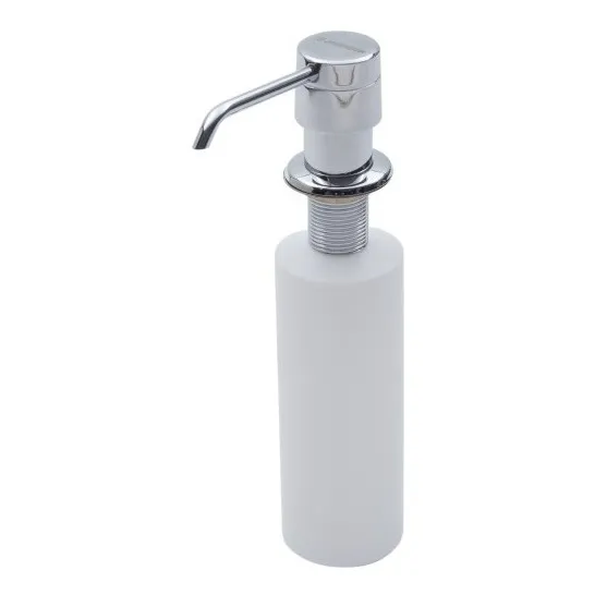 Dosificador De Detergente Johnson Apido Acero Inoxidable Color Blanco