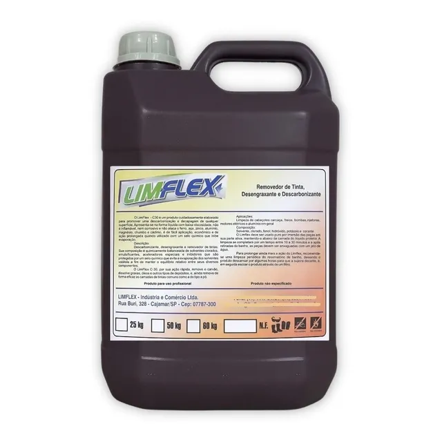 Limpador Descarbonizante P/ Peça Motor E Câmbio Limflex 5kg