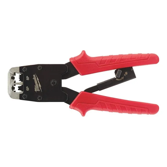 Pinza Crimpadora Terminales Rj11 Y Rj45 Milwaukee 48223075