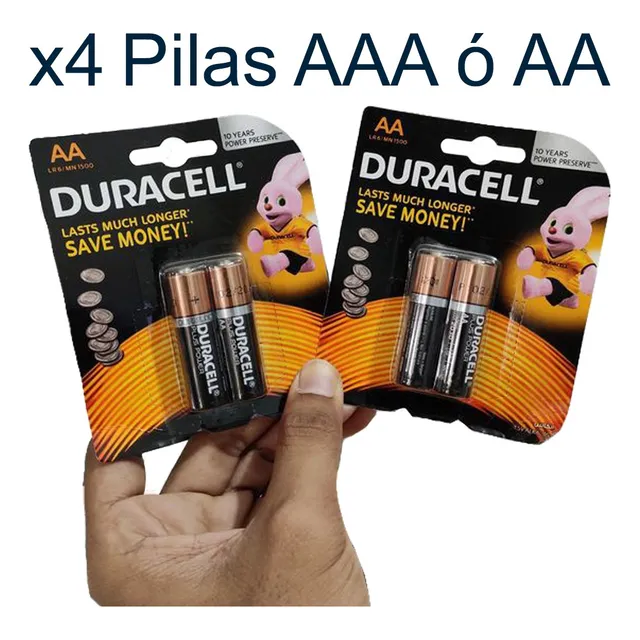 Pilas Baterías Duracell Alcalinas Aaa - Aa - 9v Mayor Detal