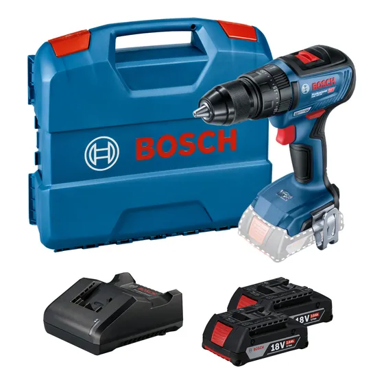 Taladro percutor atornillador inalámbrico de 13mm Bosch GSB 18V-50 18V maletín de transporte