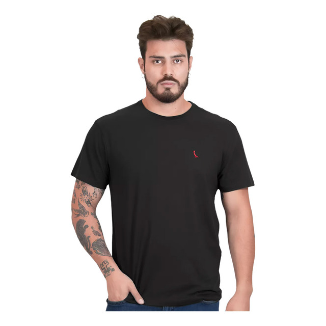 Camiseta Reserva Básica Brasa Red Preta Camiseta Reserva Básica Brasa Red Preta