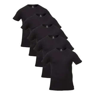 Hering Kit Com 5 Camisetas Masculinas Básicas Slim Hering 4fv31den Preto Liso XgP