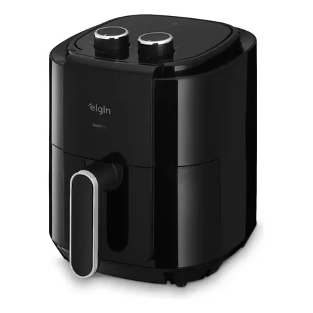 Fritadeira Air Fryer Elétrica Start Fry 3,5l Elgin Preto 127v