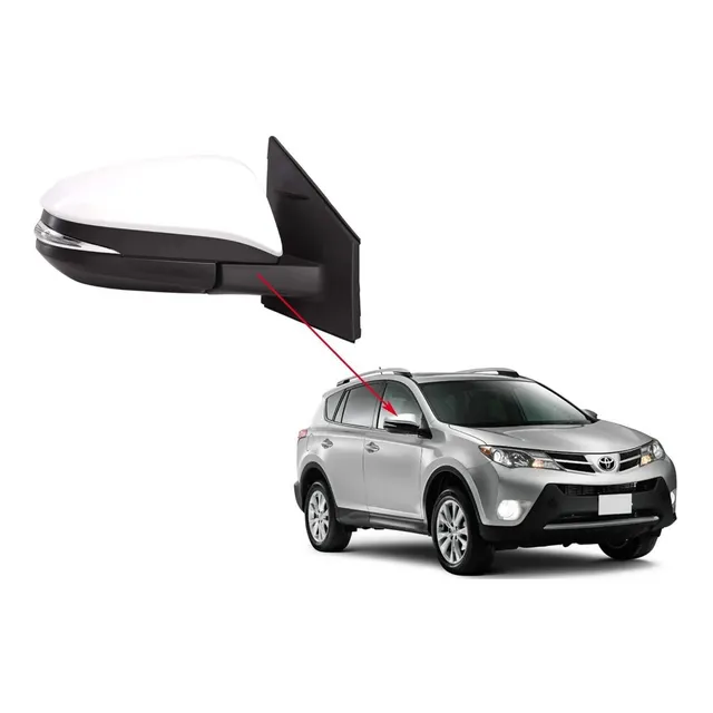 Espejo Derecho Con Led Toyota Rav4 7 Pines 2013-2018