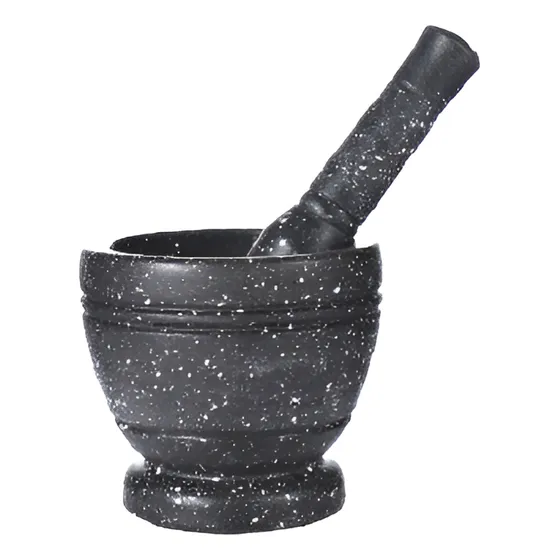 Mortero Simil Marmol Machacador Molcajete Macizo Cocina
