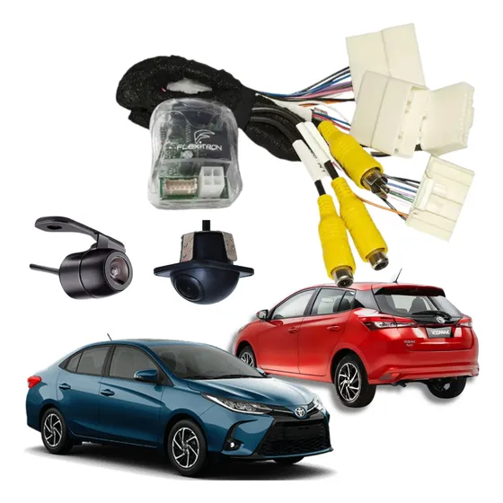 Desbloqueio De Camera De Re E Frontal Yaris 2018 A 2024 