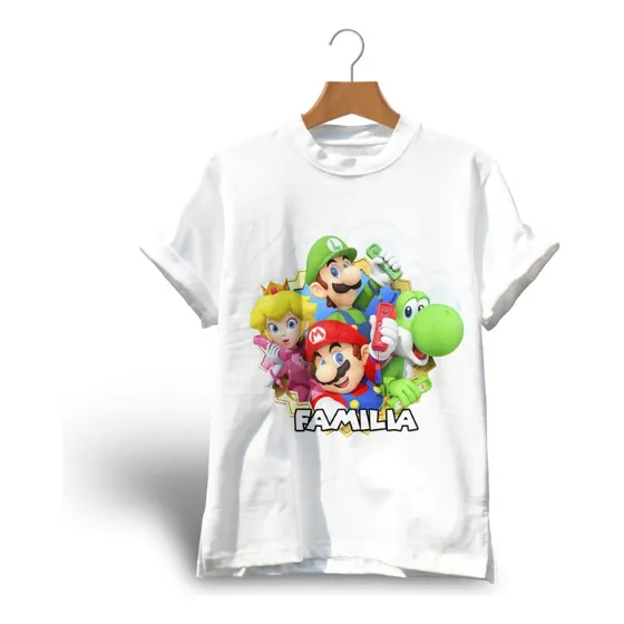 Diseños Remeras Unisex Super Mario Sublimación M26