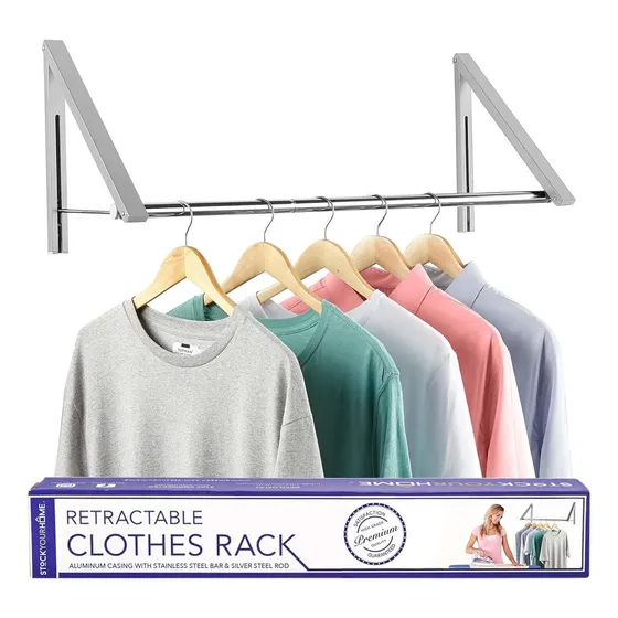 Perchero Plegable Doble Stock Your Home Con Barra 27kg