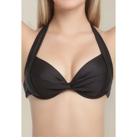 Bikini Estilo Sostén Con Relleno Color Negro