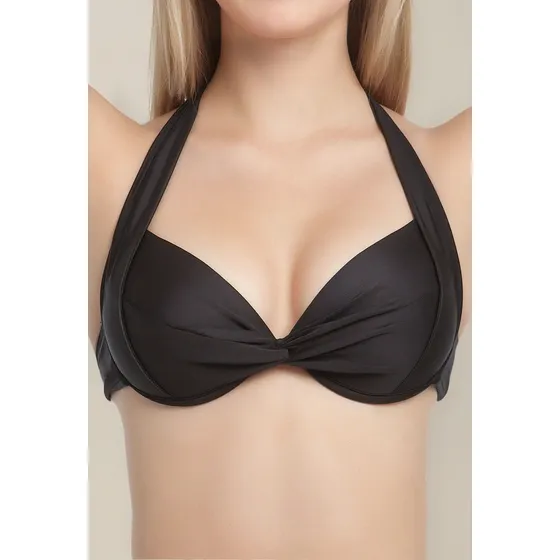 Bikini Estilo Sostén Con Relleno Color Negro