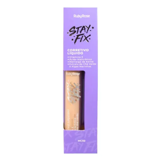 Corrector Líquido Stay Fix Ruby Rose