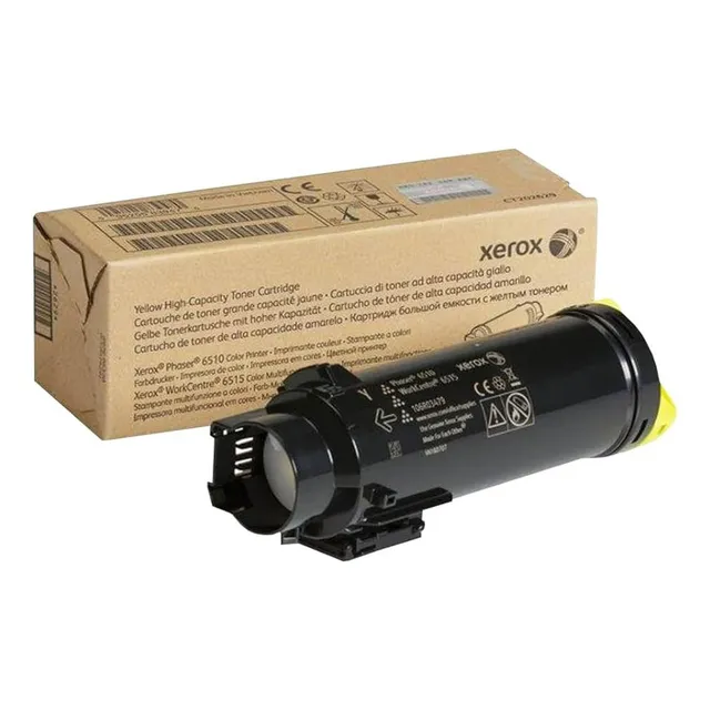 Tóner Xerox Amarillo 4,300 Páginas Phaser 6510 / 106r03695