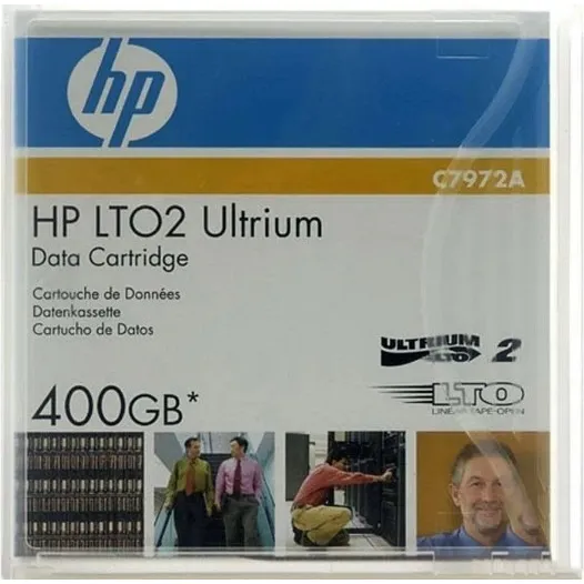 Cartucho De Datos Hp C7972a Lto Ultrium 2 (200gb - 400gb
