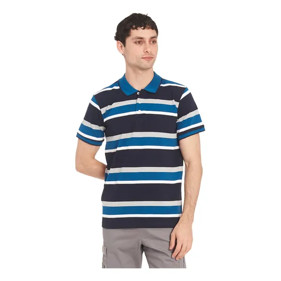 Playera Para Caballero Rayada Roberto