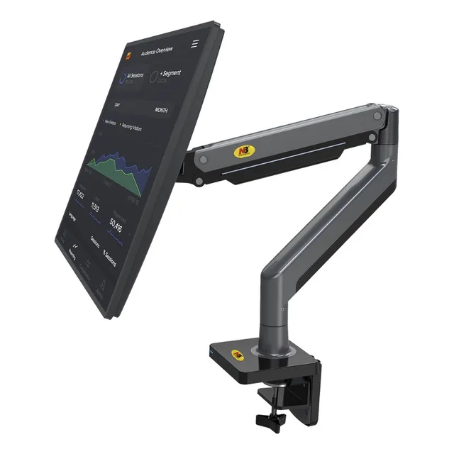 Montaje De Escritorio Articulado Patra Monitores De 22 -40 Negro