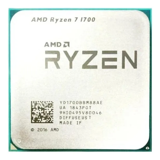 Procesador De Cpu Amd Ryzen 7 1700 R7 1700 3.0 Ghz Y 16 Hilo