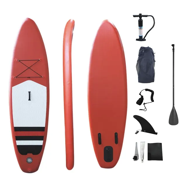 Paddle Sup 280 + Remo + Inflador + Bolso Color Rojo Rojo