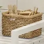 Cesto De Roupa Suja Duplo Com Bolsas Removíveis Branco