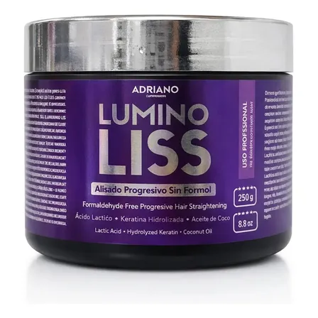 Alisado Luminoliss Antifrizz Sin Formol 250g
