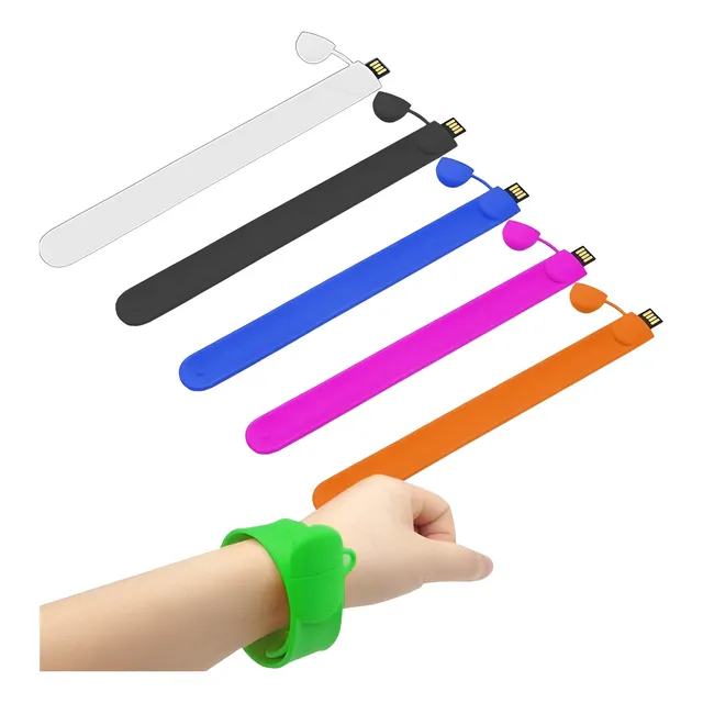 Memorias Usb 16gb Kit 15pzs De Silicón Tipo Pulsera Ld160