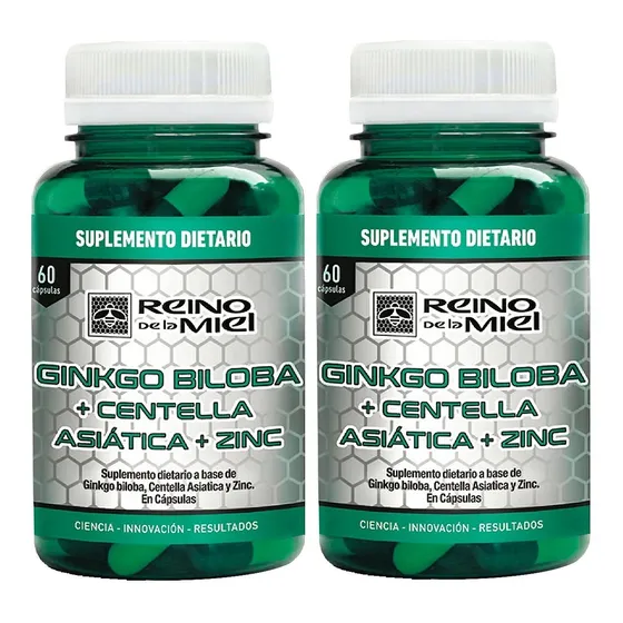 Cápsulas Ginkgo Biloba Pack X2