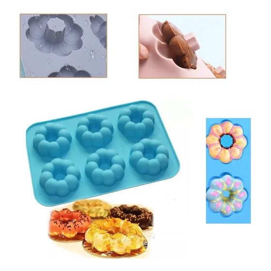 Bandeja Molde Donas Rosquillas Flor  Repostería