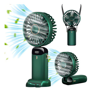 Ventilador De Mesa Genérica Uis035 Turbo Con Palas Color Verde 127v Ventilador De Mesa Genérica Uis035 Turbo Con Palas Color Verde 127v