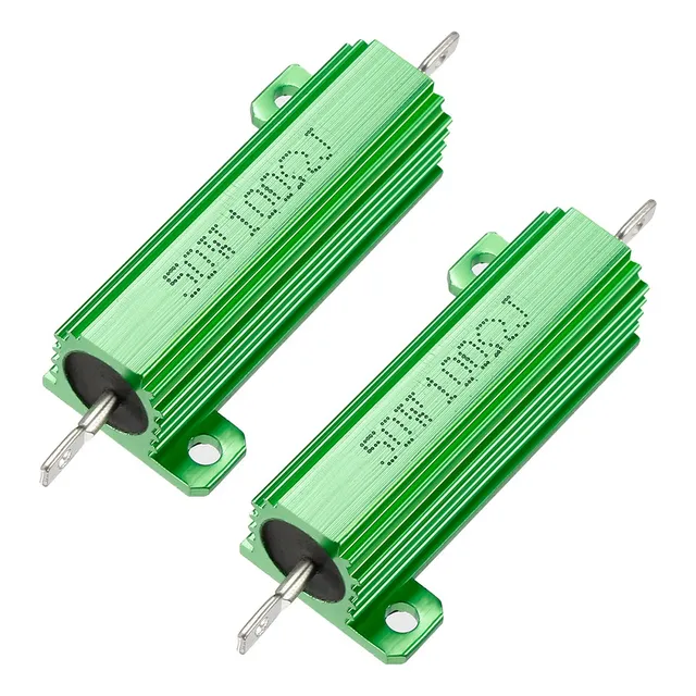 Resistência De Caixa De Alumínio 50w 100ohm 5% Tolerância 2p