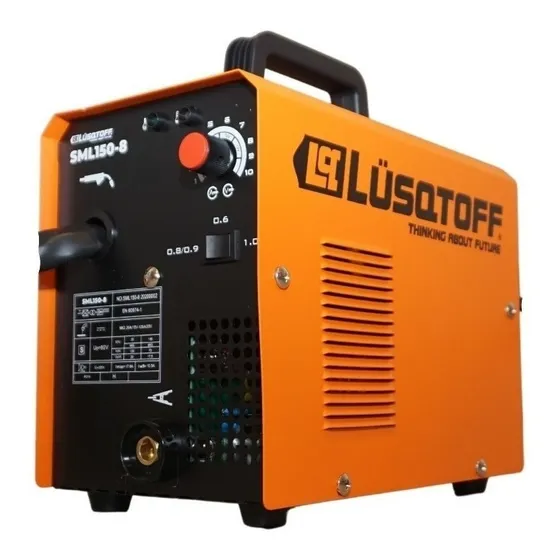 Soldadora inverter Lüsqtoff SML150-8 Naranja y Negro