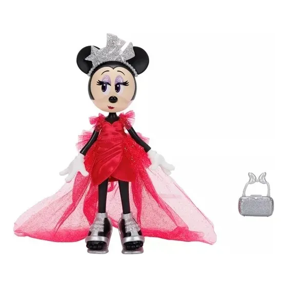 Muñeca Disney 100 Minnie Con Accesorios Rojo Edición Limita