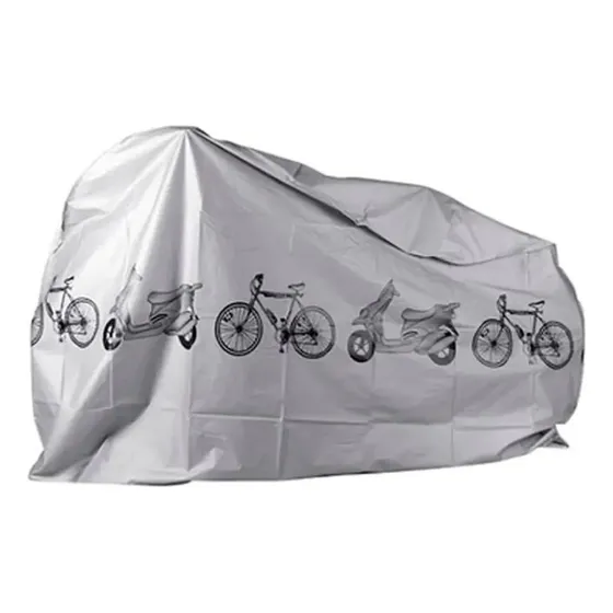 Cobertor Protector Impermeable Para Bicicleta Rockbros Color Gris Talla 210x100