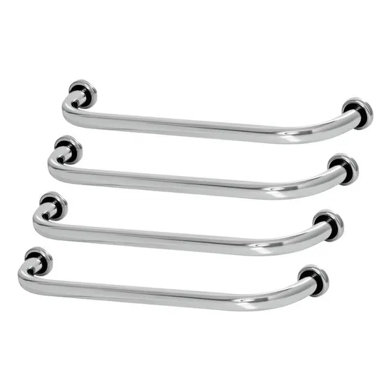 Kit 4 Barras Alças Suporte De Apoio 60cm Idoso E Deficiente