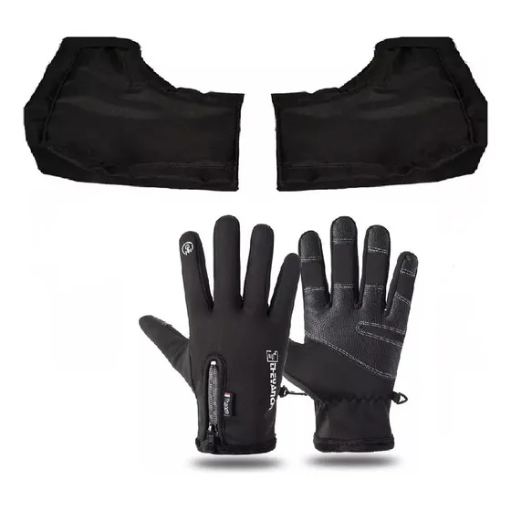 Guantes Cubre Manos Mangas Frio Moto 110 Scooter Con Abrigo