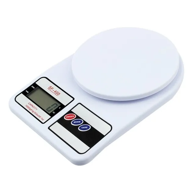 Báscula De Cocina Keluona K-sf400 Digital De Alta Precisión Máxima De 10 Kg Blanco