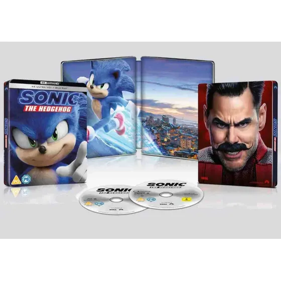 Steelbook 4k Uhd + Blu-ray Sonic The Hedgehog