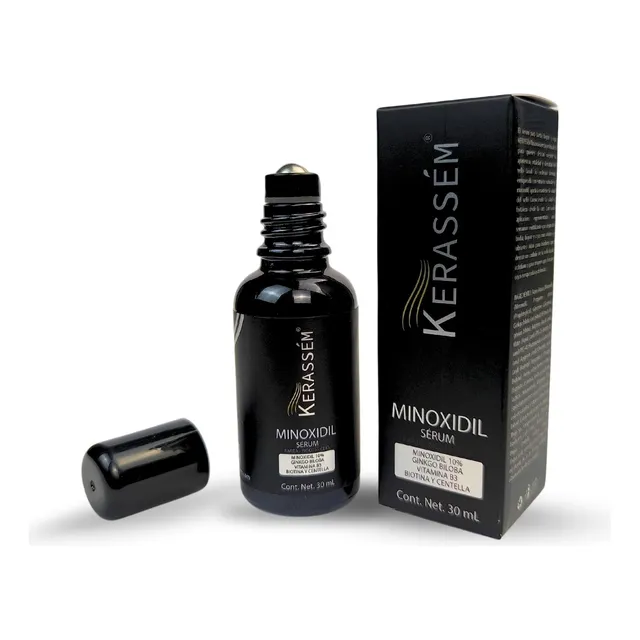 Minoxidil 10% Roll On Kerassém Barba Y Ceja Procapil Biotina